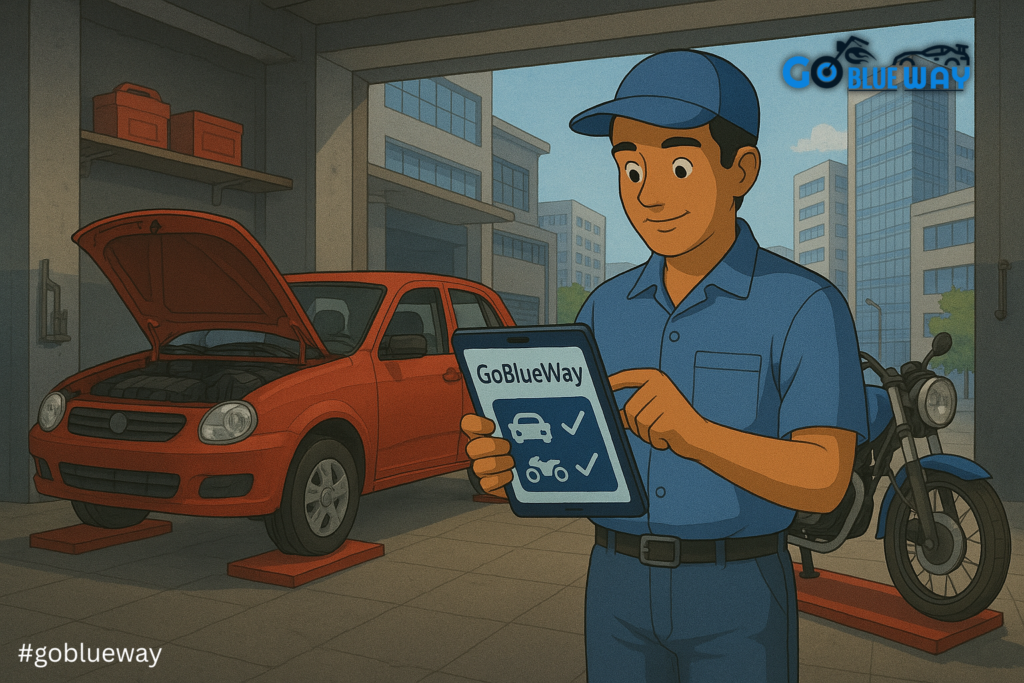 GoBlueWay – Same Day Delivery for Vehicle Services Fast. Reliable. Right When You Need It.